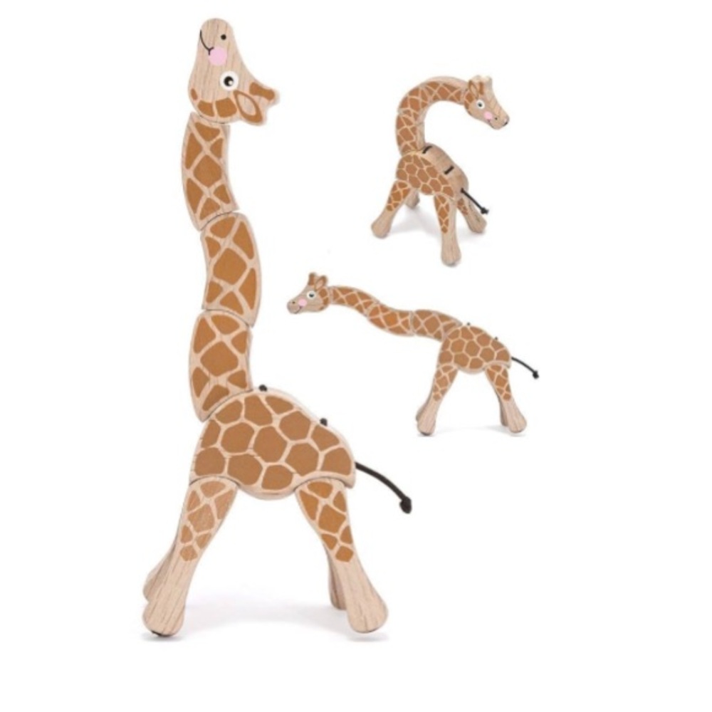 Melissa & Doug Giraffe Wooden Grasping Toy For Fine Motor Skills Development
